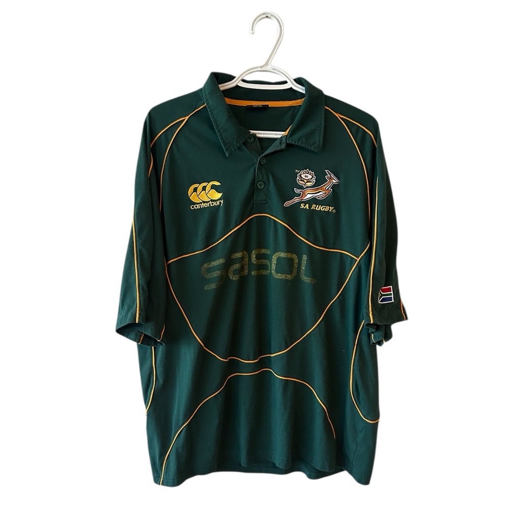 Vintage South Africa Rugby Union IRU World Cup Jersey Size XXL